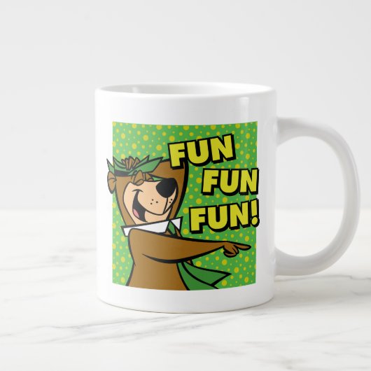 Yogi Bear Fun Fun Fun Jumbo-Tasse (Rechts)