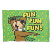 Yogi Bear Fun Fun Fun Kissenbezug (Vorderseite)