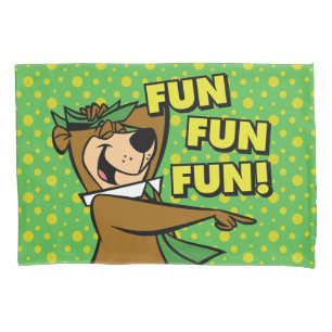 Yogi Bear Fun Fun Fun Kissenbezug