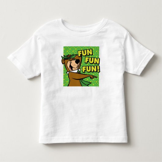 Yogi Bear Fun Fun Fun Kleinkind T-shirt (Vorderseite)