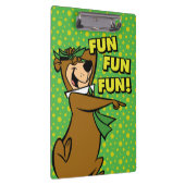 Yogi Bear Fun Fun Fun Klemmbrett (Rechts)