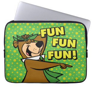 Yogi Bear Fun Fun Fun Laptopschutzhülle