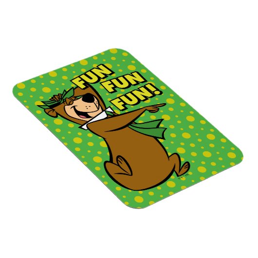 Yogi Bear Fun Fun Fun Magnet (Rechte Seite)