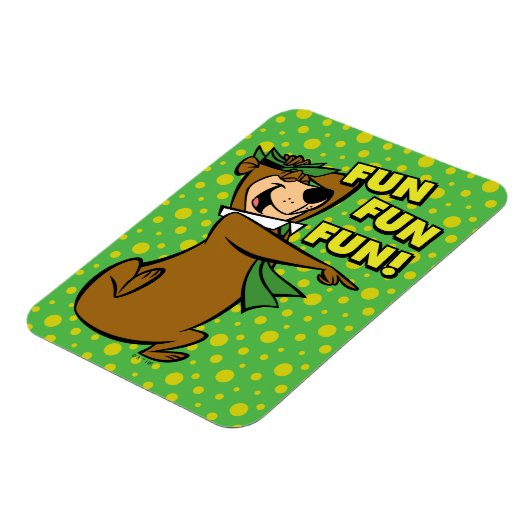 Yogi Bear Fun Fun Fun Magnet (Linke Seite)