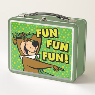 Yogi Bear Fun Fun Fun Metall Brotdose