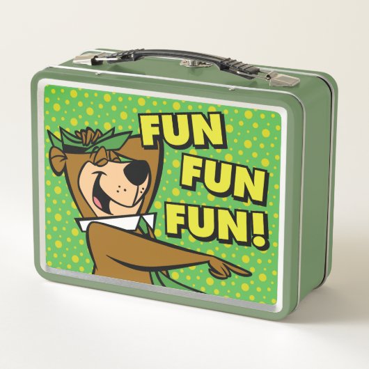 Yogi Bear Fun Fun Fun Metall Brotdose (Rückseite)