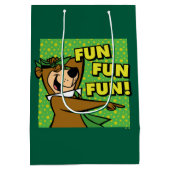 Yogi Bear Fun Fun Fun Mittlere Geschenktüte (Rückseite)