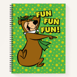 Yogi Bear Fun Fun Fun Notizblock