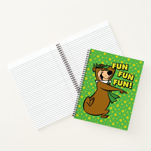 Yogi Bear Fun Fun Fun Notizblock (Innenseite)