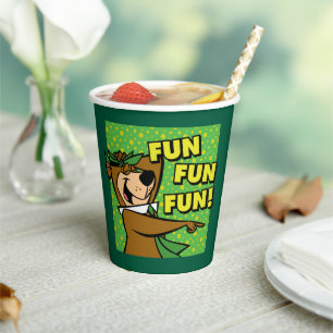 Yogi Bear Fun Fun Fun Pappbecher