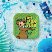 Yogi Bear Fun Fun Fun Pappteller (Party)