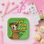 Yogi Bear Fun Fun Fun Pappteller (Party)