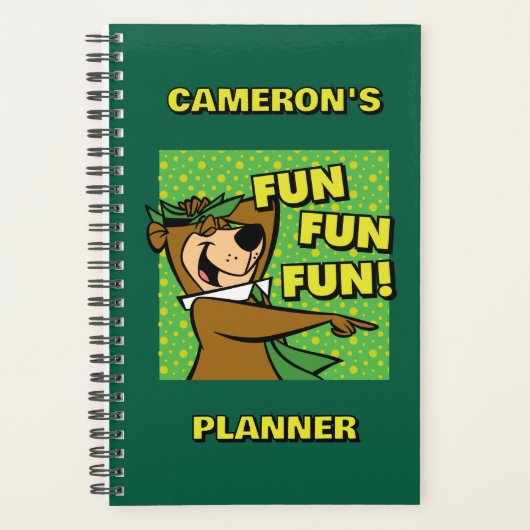 Yogi Bear Fun Fun Fun Planer (Vorderseite)