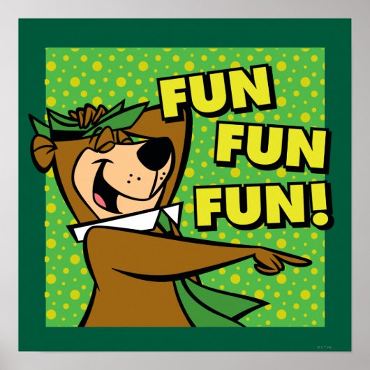 Yogi Bear Fun Fun Fun Poster (Vorne)