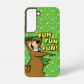 Yogi Bear Fun Fun Fun Samsung Galaxy Hülle (Rückseite)