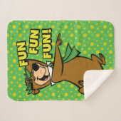 Yogi Bear Fun Fun Fun Sherpadecke (Vorderseite (Horizontal))