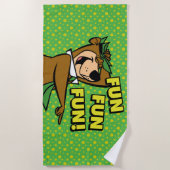Yogi Bear Fun Fun Fun Strandtuch (Vorderseite)