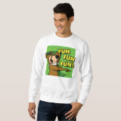 Yogi Bear Fun Fun Fun Sweatshirt (Vorne ganz)