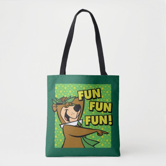 Yogi Bear Fun Fun Fun Tasche (Vorderseite)