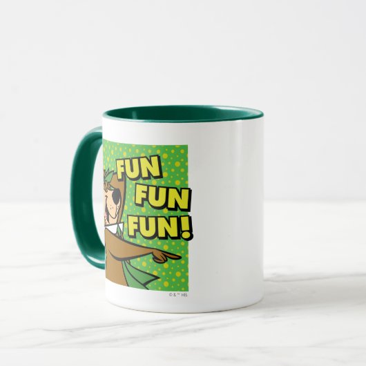 Yogi Bear Fun Fun Fun Tasse (Vorderseite Links)