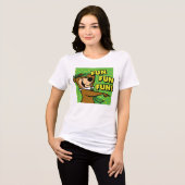 Yogi Bear Fun Fun Fun Tri-Blend Shirt (Vorderseite voll)