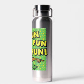 Yogi Bear Fun Fun Fun Trinkflasche (Rückseite)