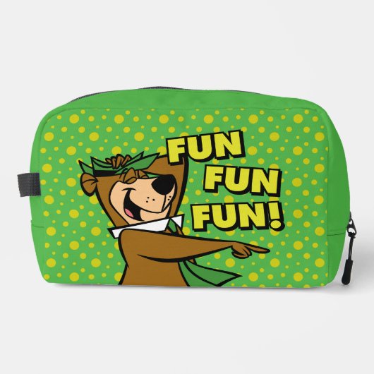 Yogi Bear Fun Fun Fun Waschbeutel (Vorderseite)