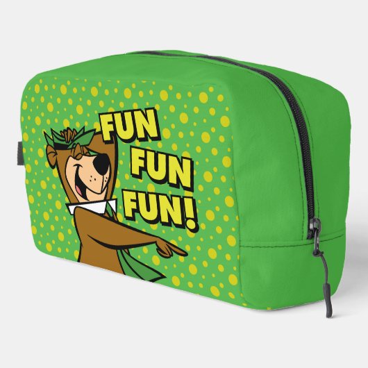 Yogi Bear Fun Fun Fun Waschbeutel (Rechte Ecke)