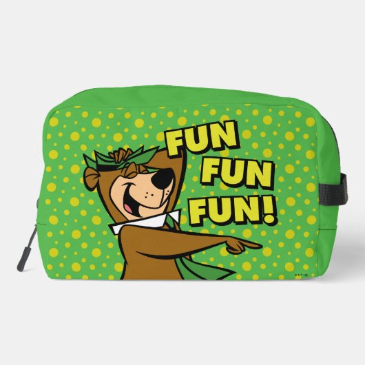 Yogi Bear Fun Fun Fun Waschbeutel (Rückseite)