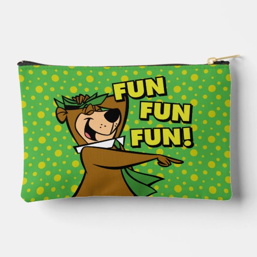 Yogi Bear Fun Fun Fun Zubehörtasche (Rückseite)