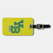 Yogi Bear Gemustert Varsity Letters Gepäckanhänger (Vorderseite horizontal)