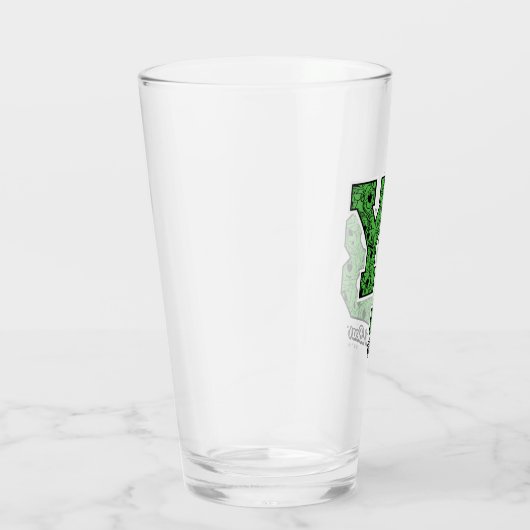 Yogi Bear Gemustert Varsity Letters Glas (Rechts)