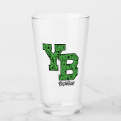 Yogi Bear Gemustert Varsity Letters Glas (Vorderseite)