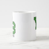 Yogi Bear Gemustert Varsity Letters Jumbo-Tasse (Vorderseite)