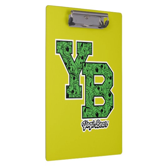 Yogi Bear Gemustert Varsity Letters Klemmbrett (Rechts)