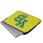 Yogi Bear Gemustert Varsity Letters Laptopschutzhülle (Vorne Knopf)