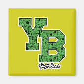 Yogi Bear Gemustert Varsity Letters Magnet (Vorne)