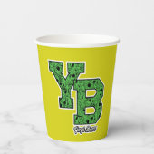 Yogi Bear Gemustert Varsity Letters Pappbecher (Rückseite)