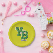 Yogi Bear Gemustert Varsity Letters Pappteller (Party)