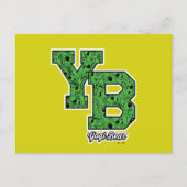 Yogi Bear Gemustert Varsity Letters Postkarte (Vorderseite)