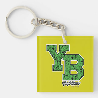 Yogi Bear Gemustert Varsity Letters Schlüsselanhänger