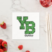 Yogi Bear Gemustert Varsity Letters Serviette (Beispiel)