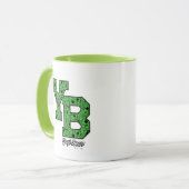 Yogi Bear Gemustert Varsity Letters Tasse (Vorderseite Links)