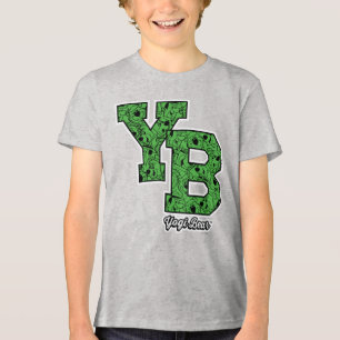 Yogi Bear Gemustert Varsity Letters Tri-Blend Shirt