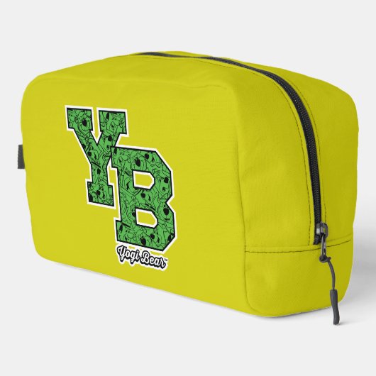 Yogi Bear Gemustert Varsity Letters Waschbeutel (Rechte Ecke)