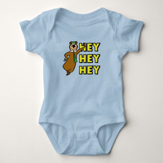 Yogi Bear Hey Hey Hey Baby Strampler (Vorderseite)