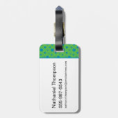 Yogi Bear Hey Hey Hey Gepäckanhänger (Rückseite vertikal)