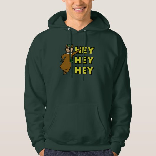 Yogi Bear Hey Hey Hey Hoodie (Vorderseite)