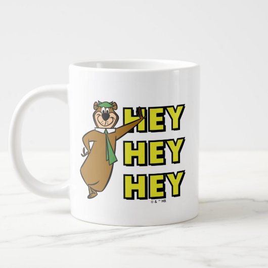 Yogi Bear Hey Hey Hey Jumbo-Tasse (Links)