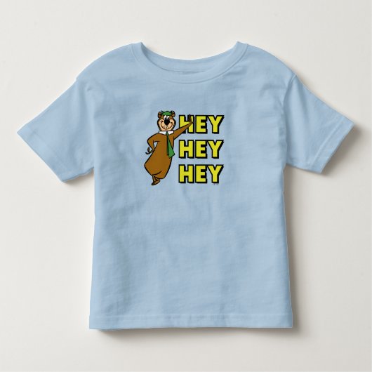 Yogi Bear Hey Hey Hey Kleinkind T-shirt (Vorderseite)
